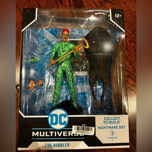 DC Multiverse Riddler Figure collect to build nightmare bat 3
